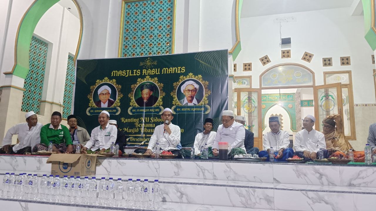 Perkuat Amaliyah, NU Sidodadi Gelar Pengajian dan Istighosah Malam Rabu Manis